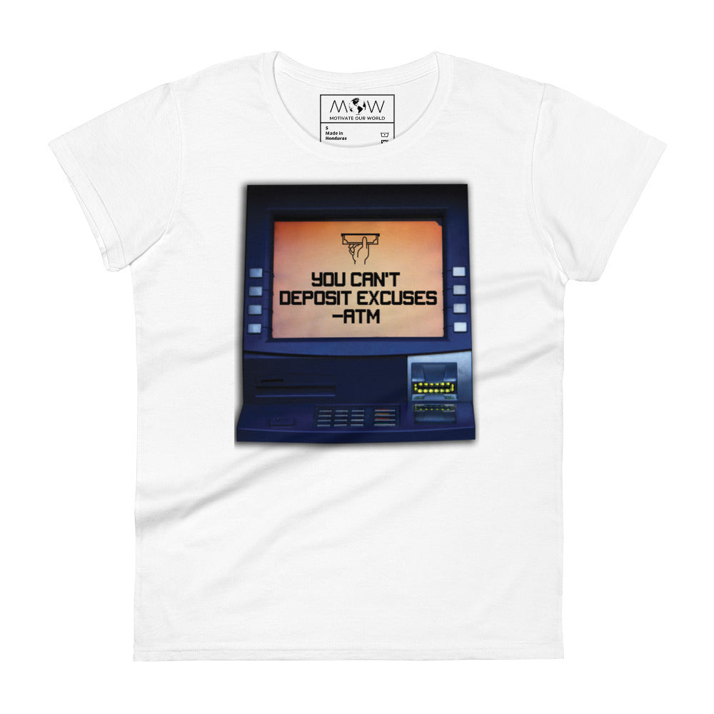 ATM II Women’s Motivational White T-Shirt