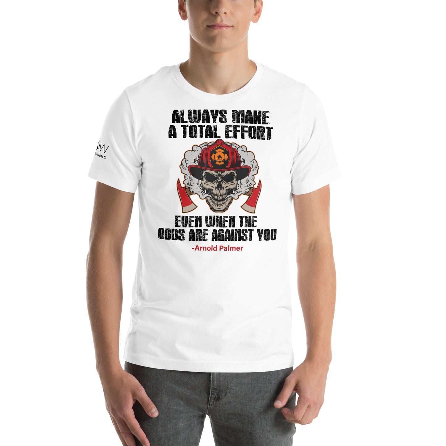 Always Make a Total Effort Even When White Motivational Men's T-Shirt