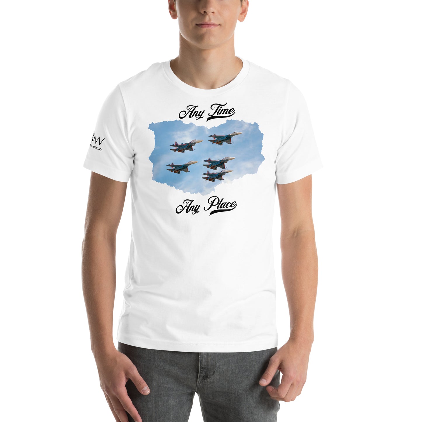 Any Time - U.S Air Force Men's Motivational White T-Shirt