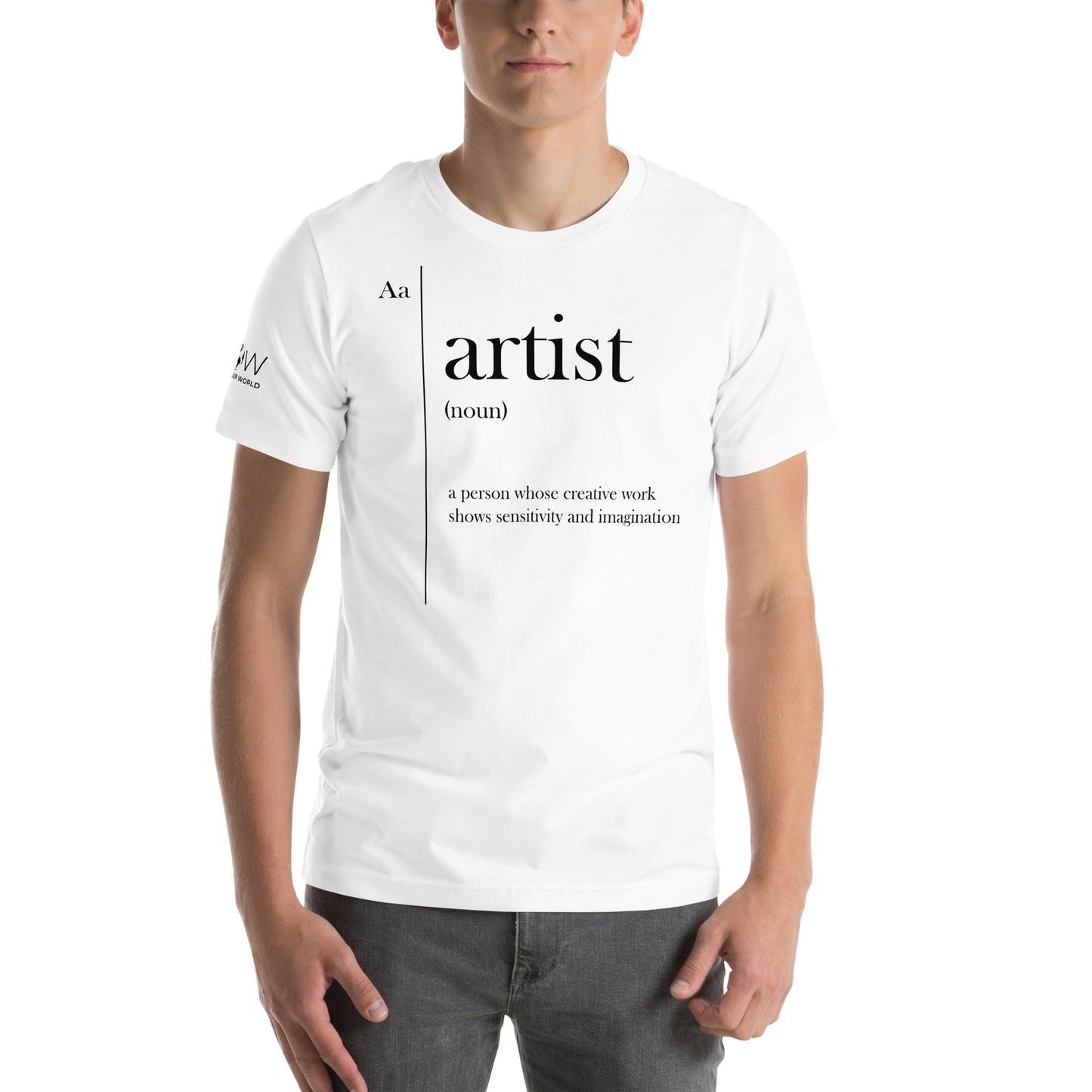 Artist (noun) White Motivational Men's T-Shirt