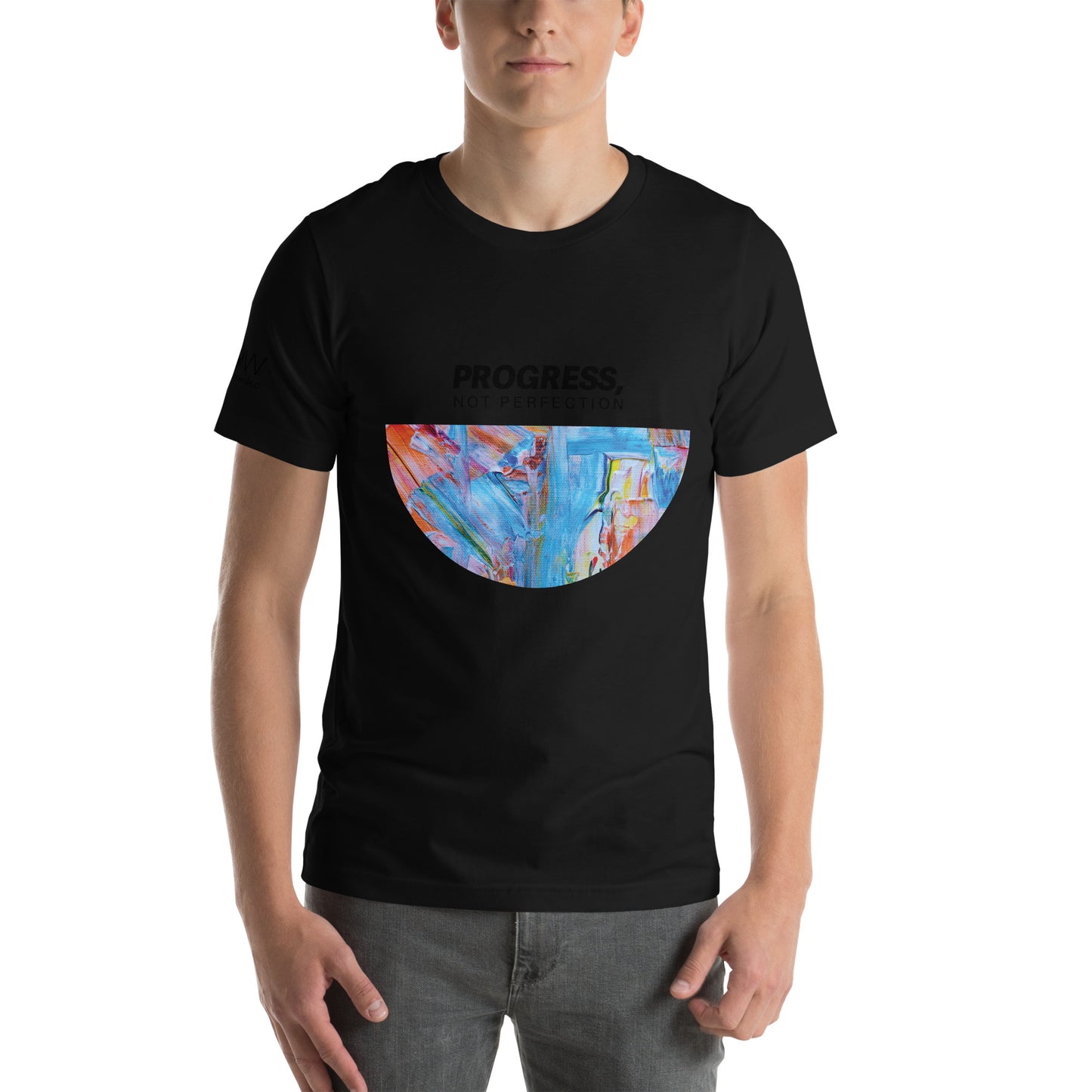 Believe in Yourself Men's Motivational Black T-Shirt