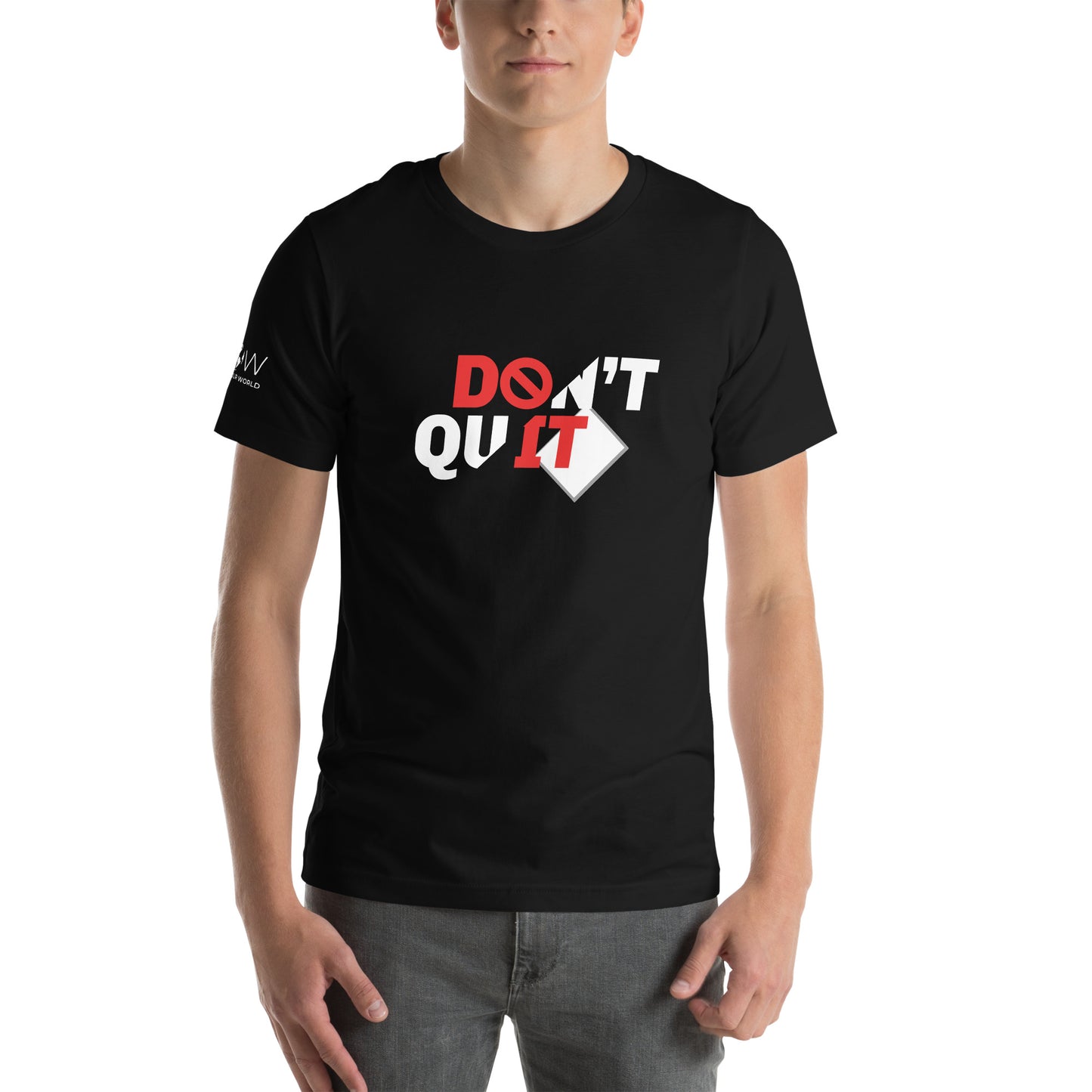 DO IT Men's Motivational Black T-Shirt