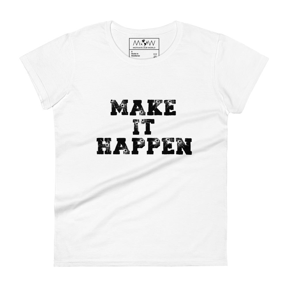 Dream Big Women’s Motivational White T-Shirt