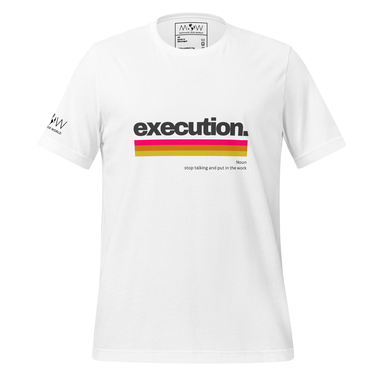 Execution II Men's Motivational White T-Shirt