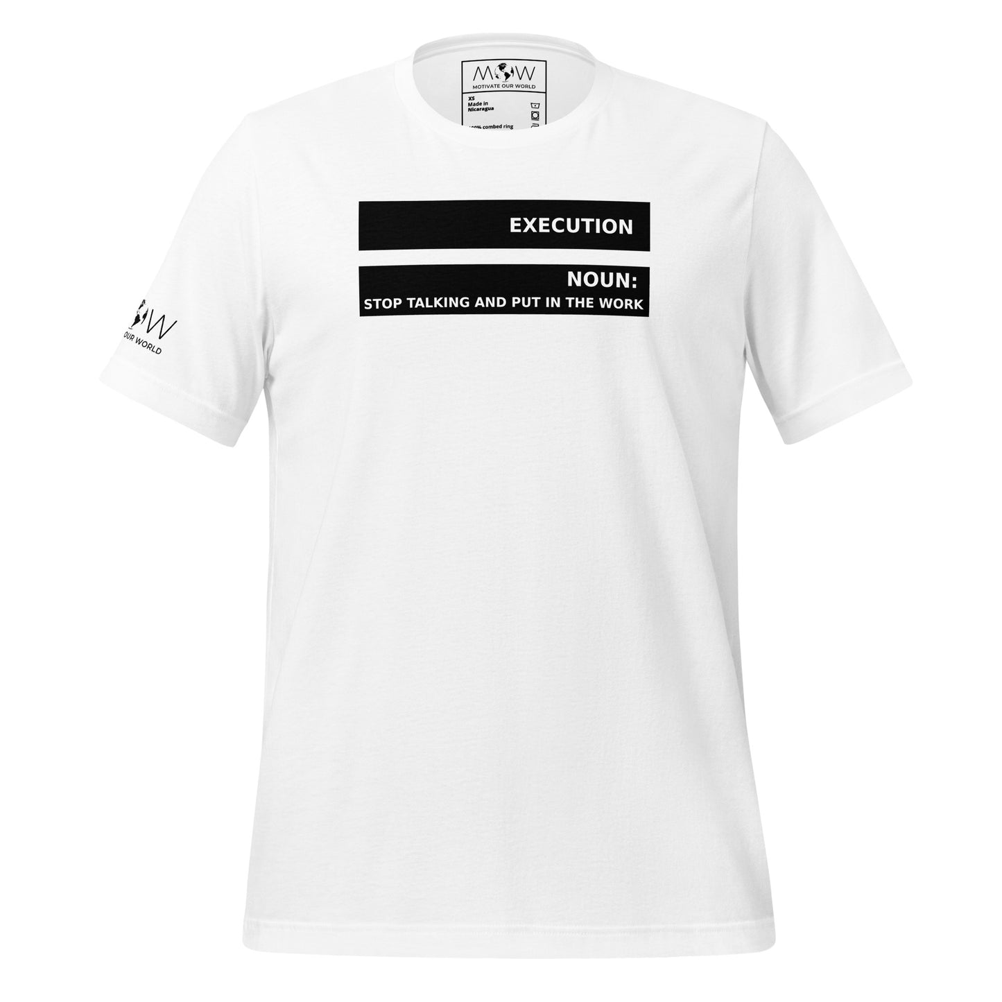 Execution IV Men's Motivational White T-Shirt