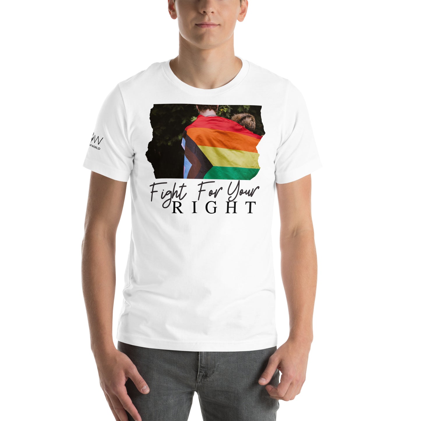 Fight For Your Right IV White Motivational Men's T-Shirt