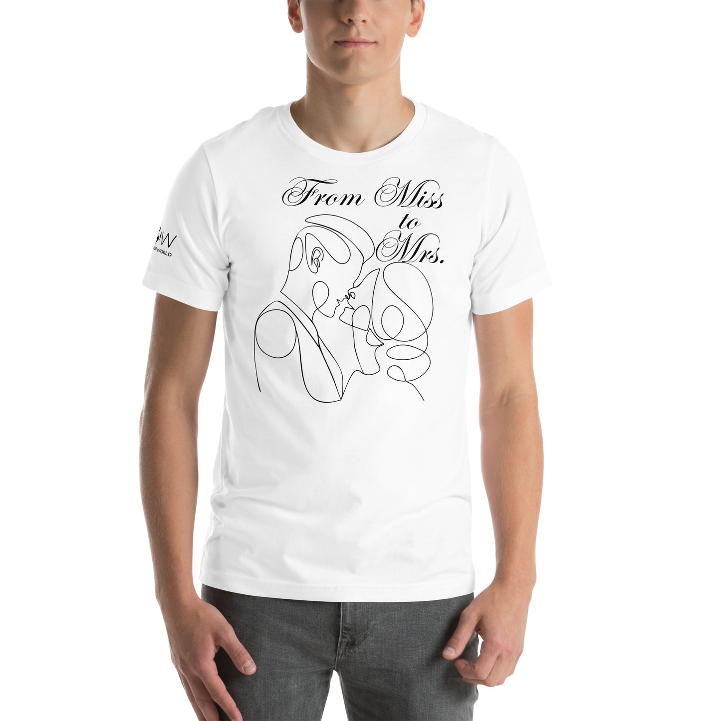 From Miss to Mrs. White Motivational Men's T-Shirt