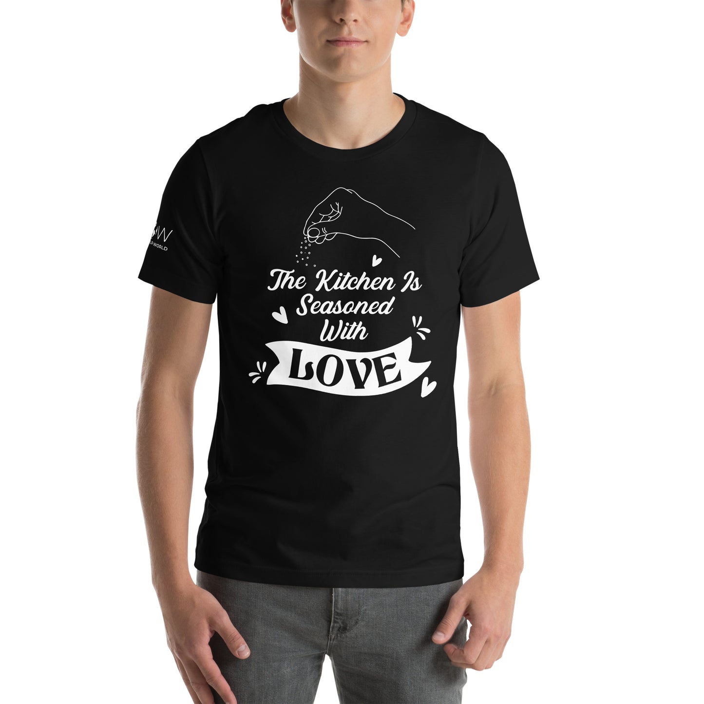 Fueled by Coffee Men's Motivational Black T-Shirt