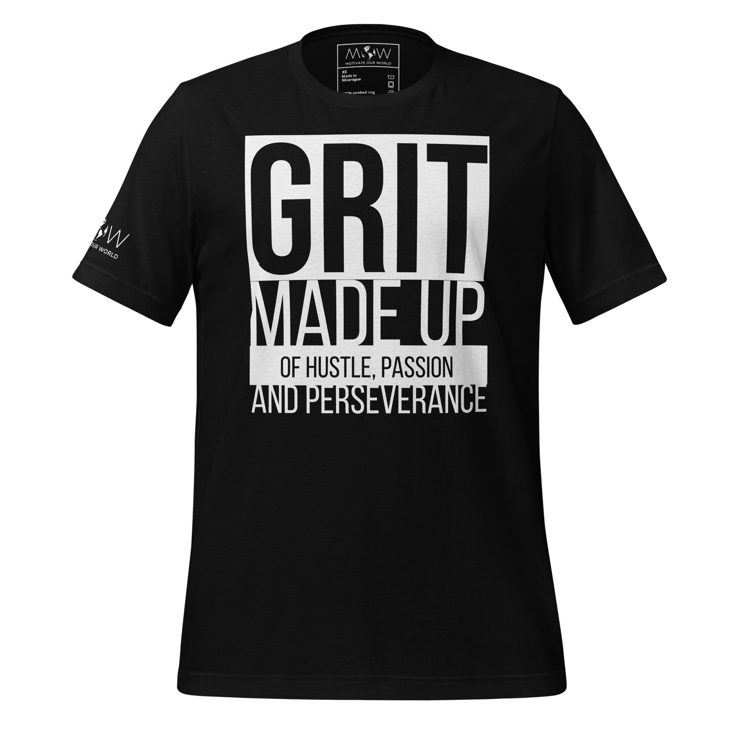 GRIT Men's Motivational
Black T-Shirt