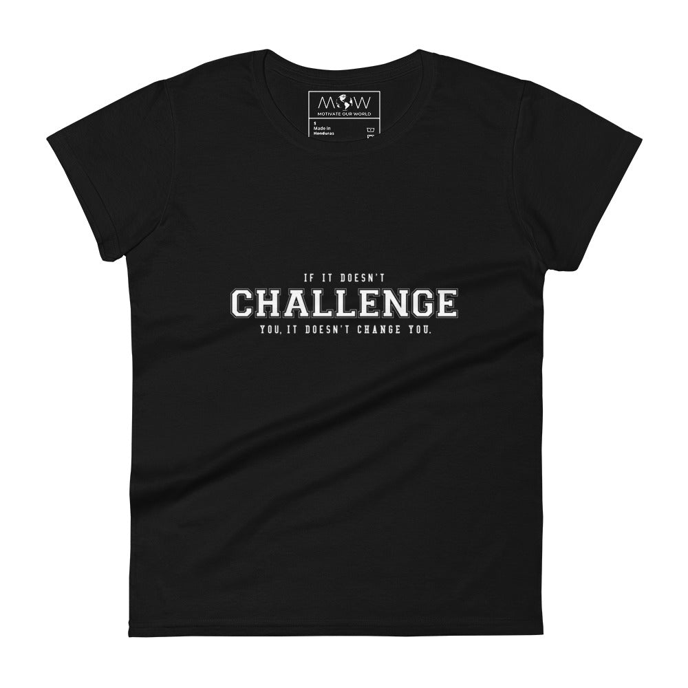 Hustle Harder Women’s Motivational Black T-Shirt