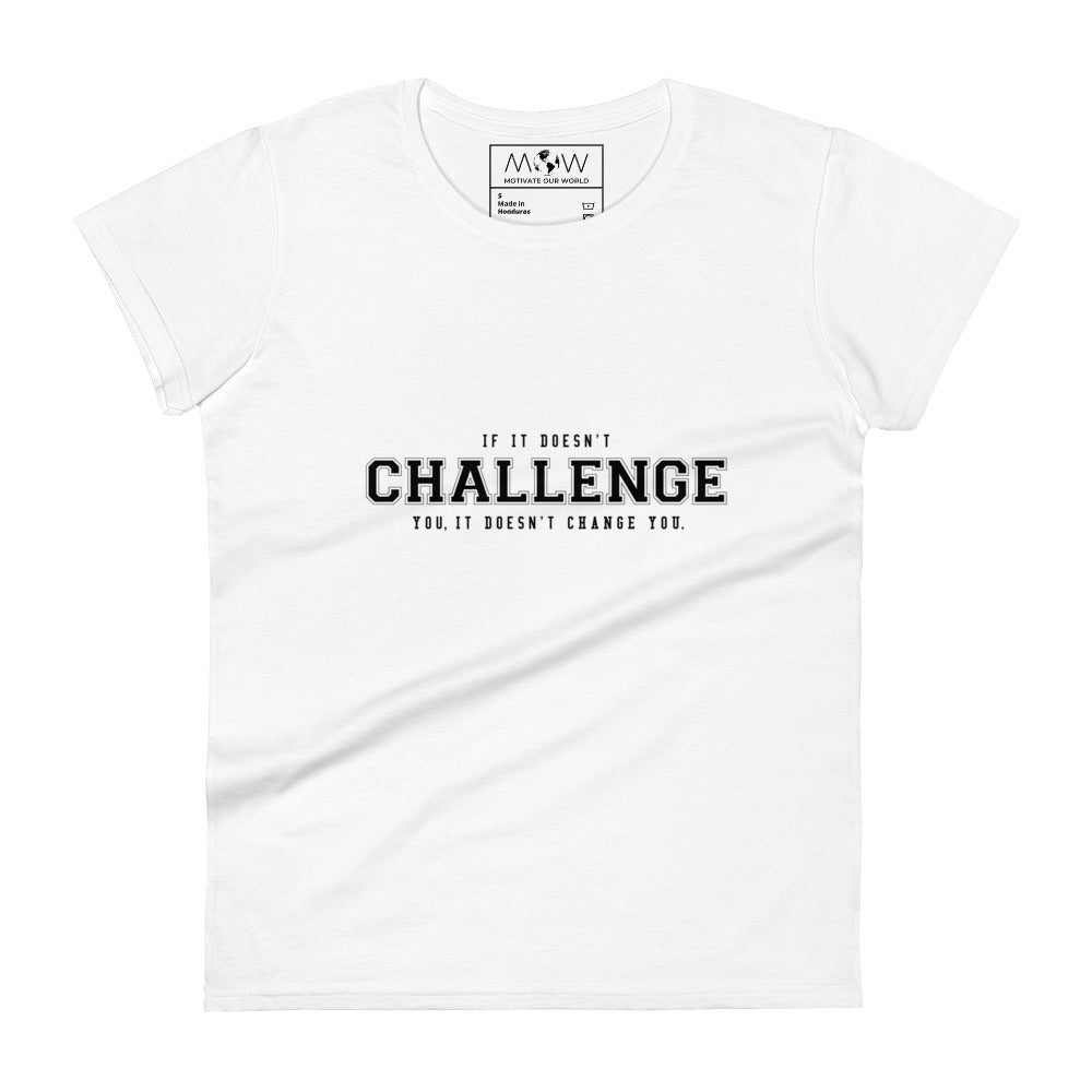 Hustle Harder Women’s Motivational White T-Shirt