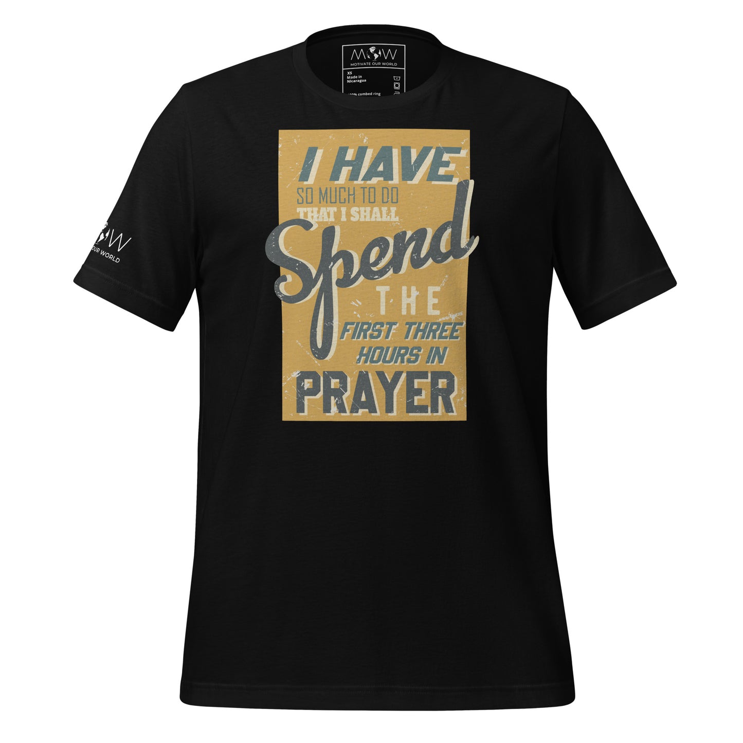 I HAVE SO MUCH TO DO Men's Motivational Black T-Shirt