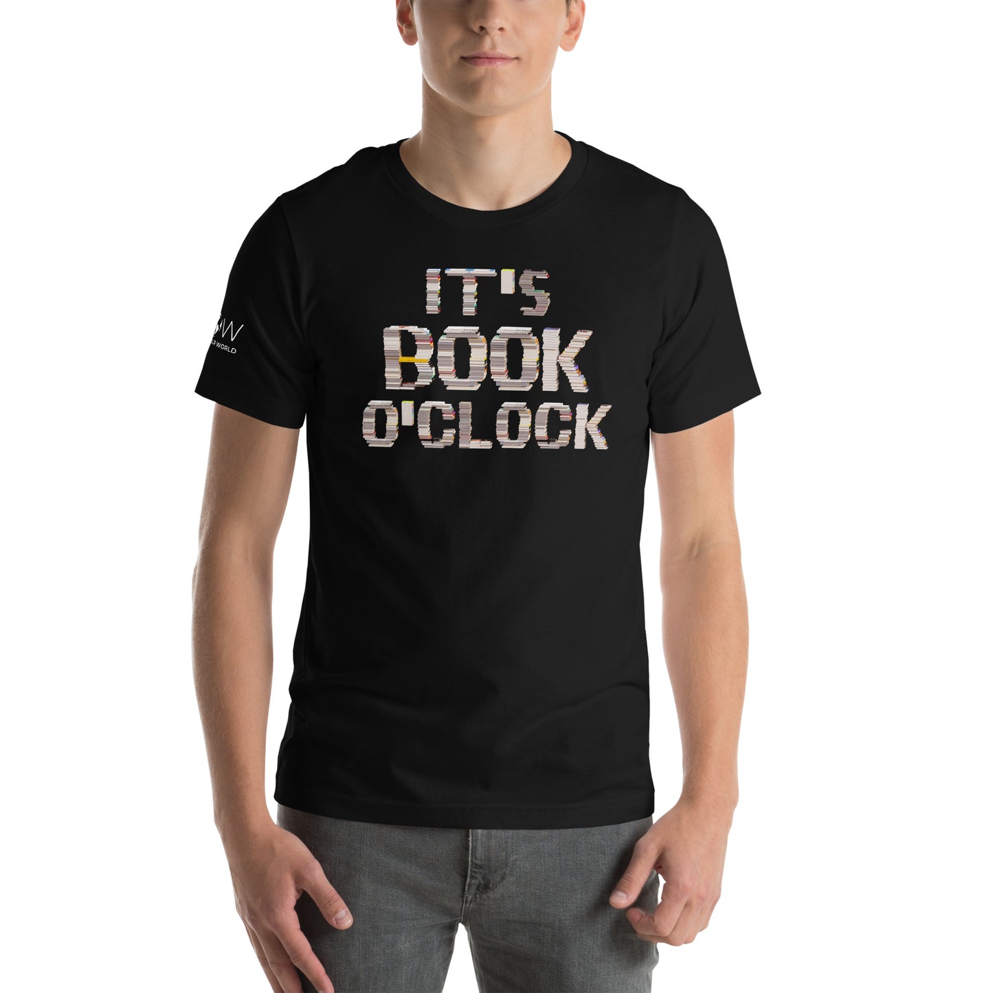 It's Book O'Clock Black Motivational Men's T-Shirt