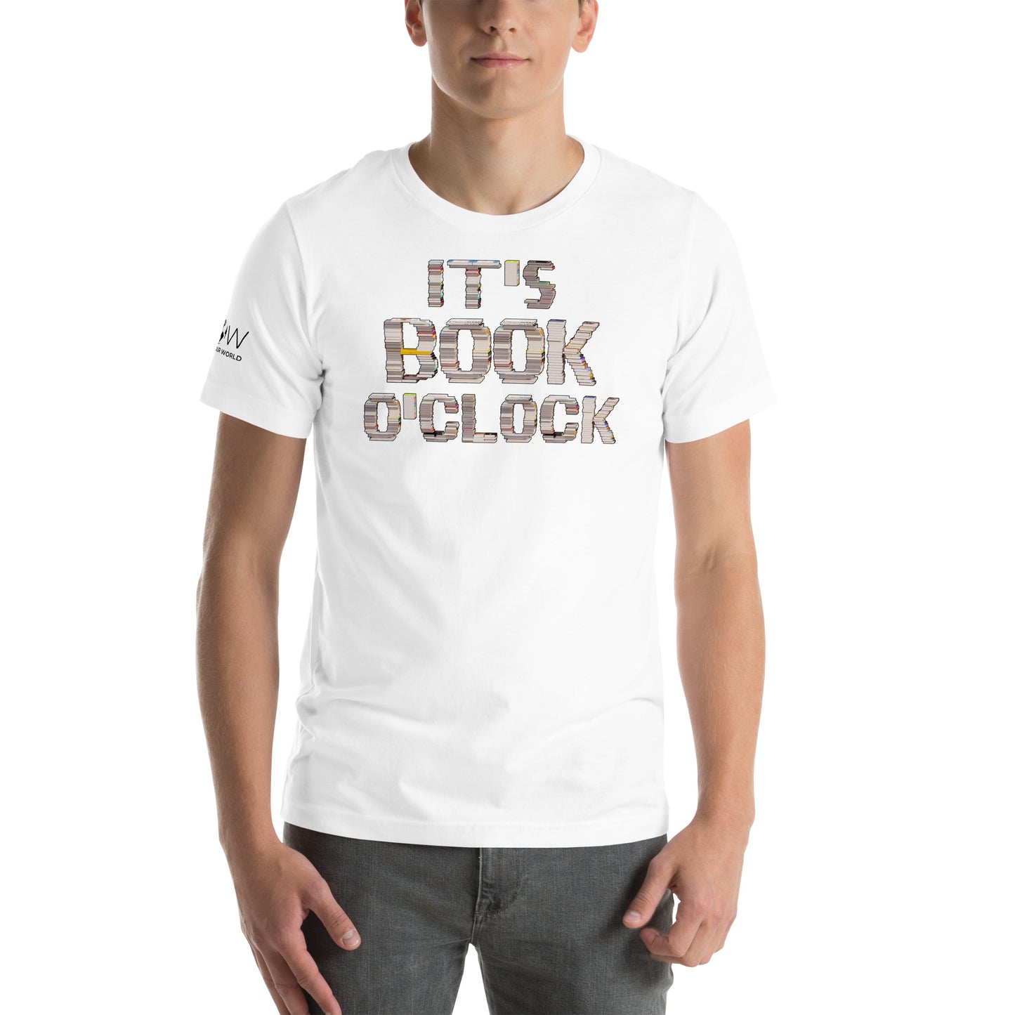 It's Book O'Clock White Motivational Men's T-Shirt