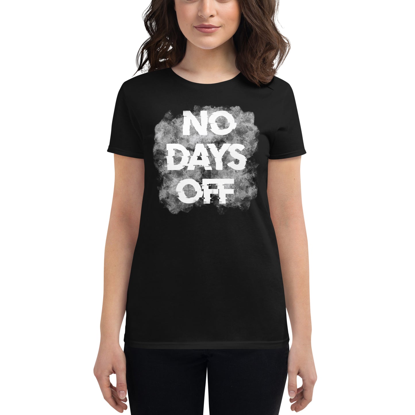 It’s a Slow Process, But Quitting Won’t Speed It Up Women’s Motivational Black T-Shirt