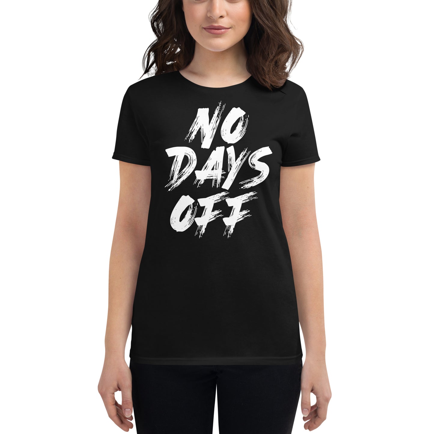 It’s a Slow Process, But Quitting Won’t Speed It Up Women’s Motivational Black T-Shirt