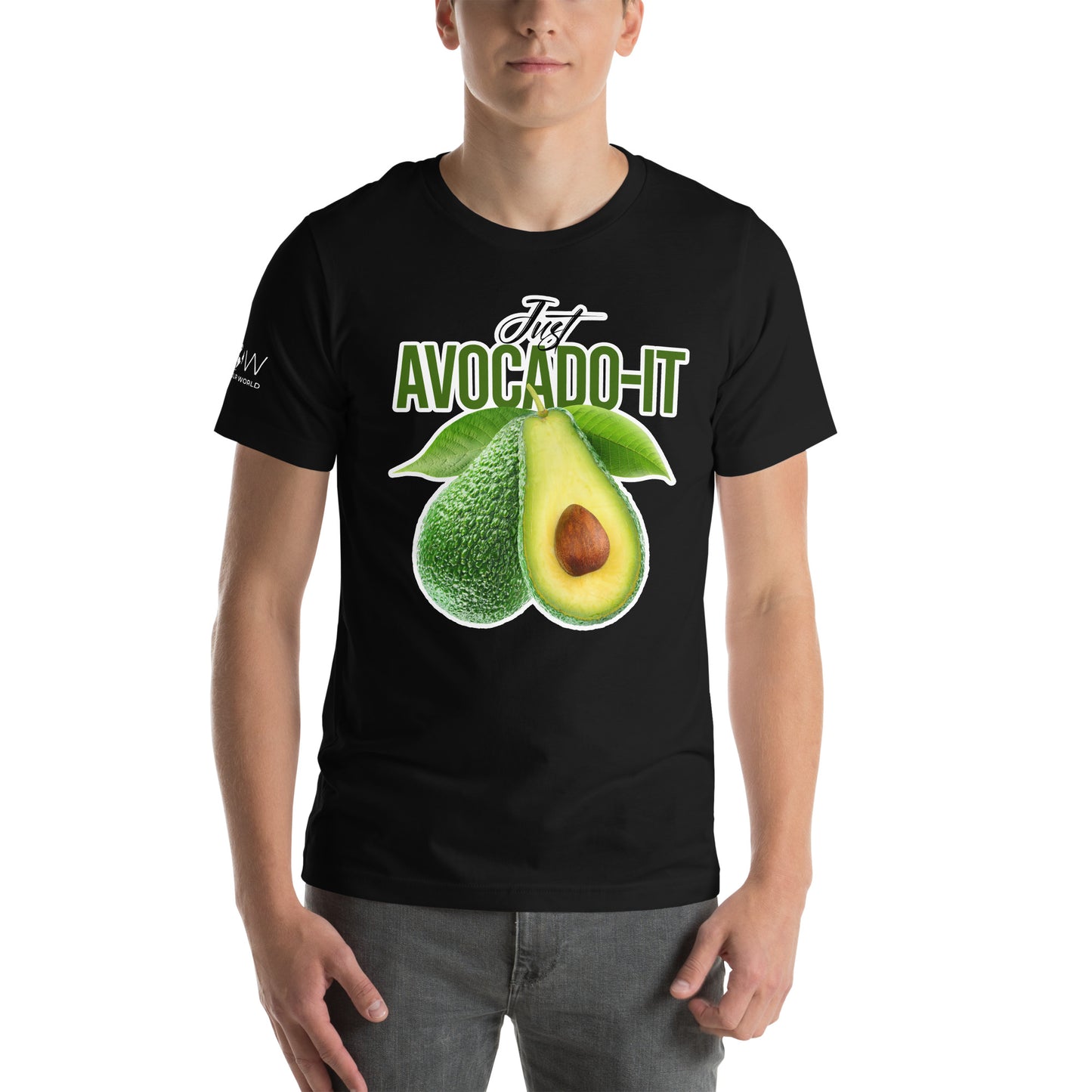Just AvocaDO-it Men's Motivational Black T-Shirt