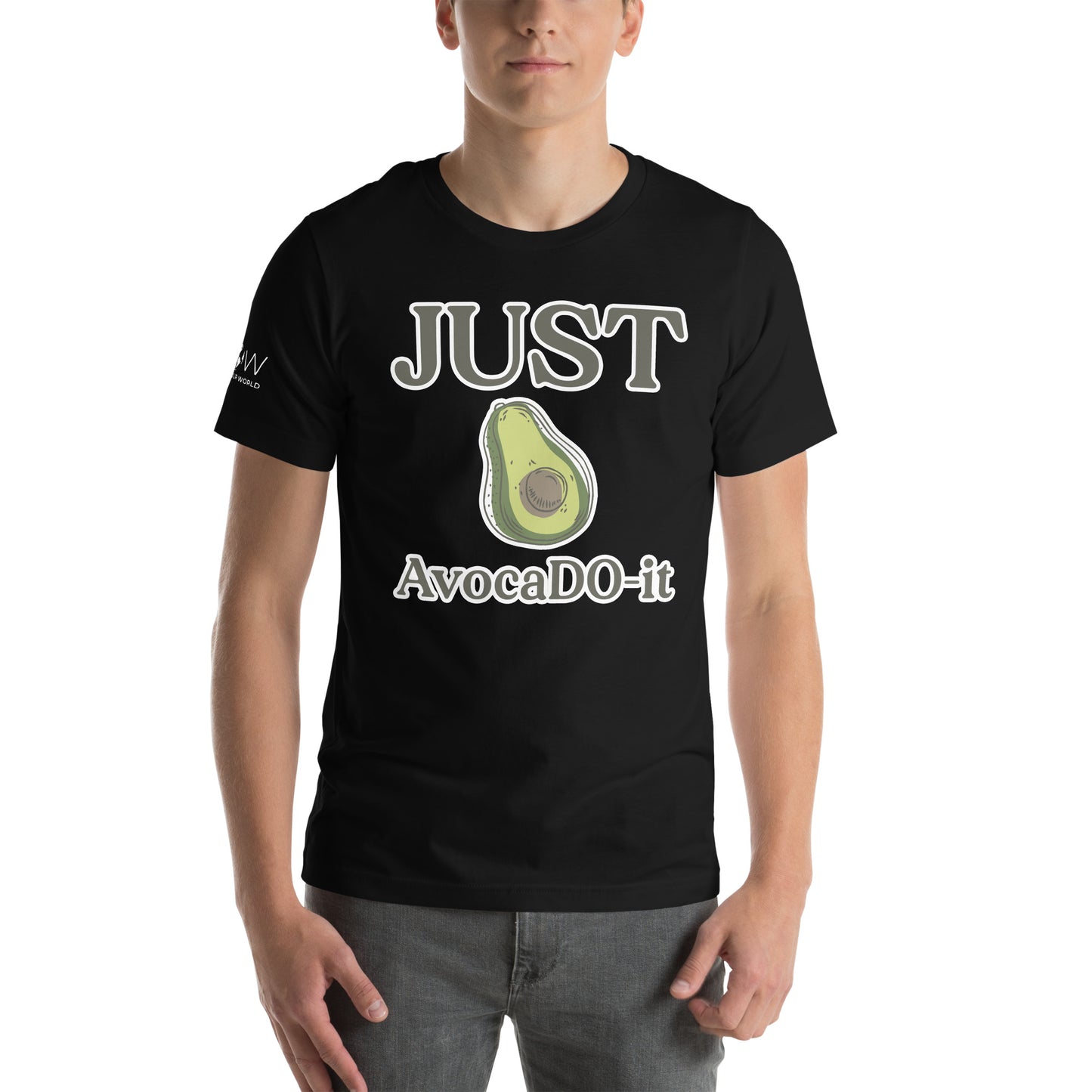 Just AvocaDO-it Men's Motivational Black T-Shirt