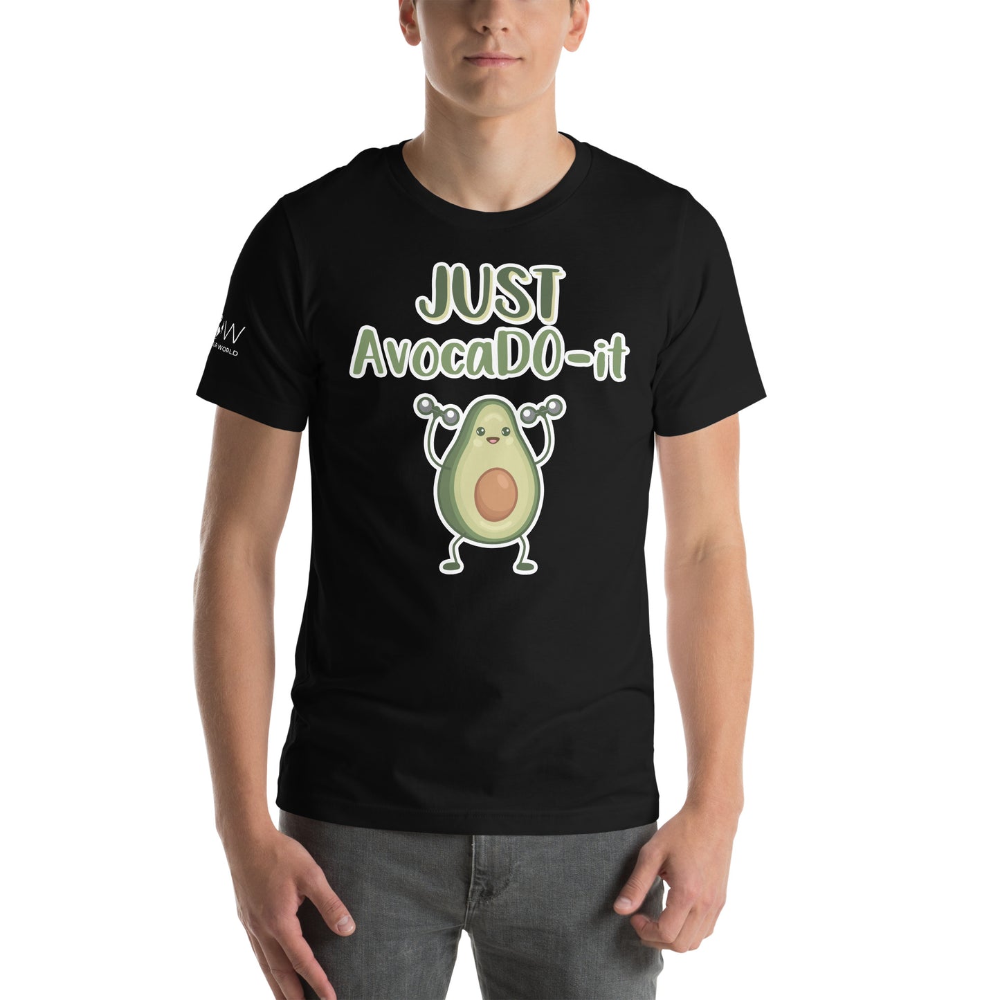 Just AvocaDO-it Men's Motivational Black T-Shirt