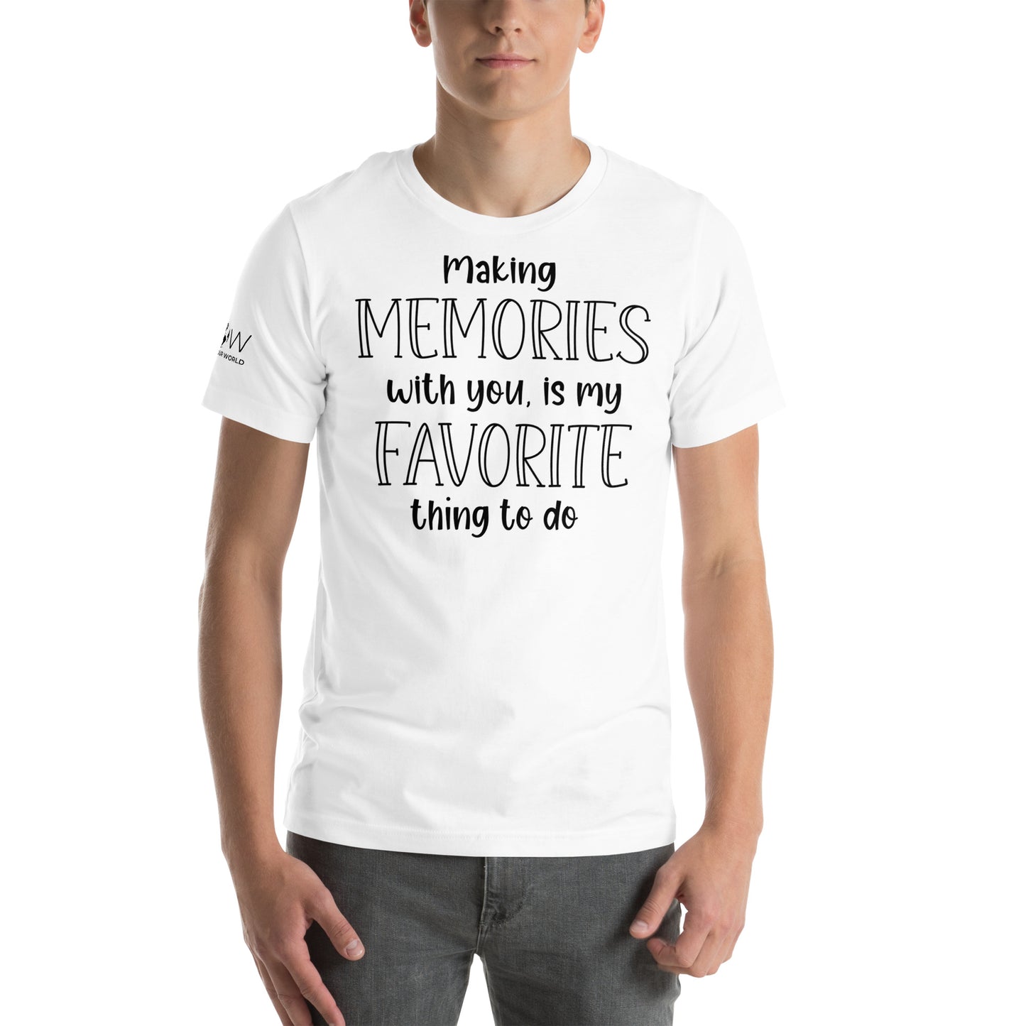 Making Memories White Motivational Men's T-Shirt