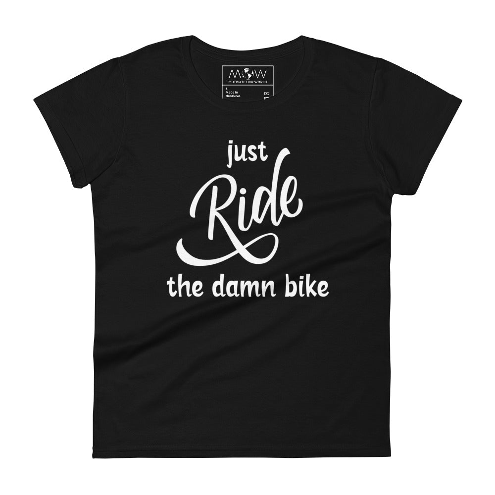 Mind Over Matter Women’s Motivational Black T-Shirt
