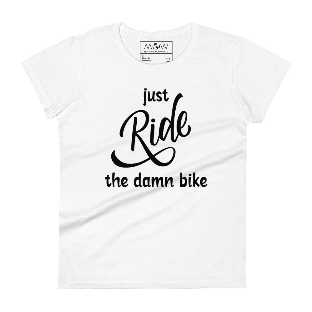 Mind Over Matter Women’s Motivational White T-Shirt