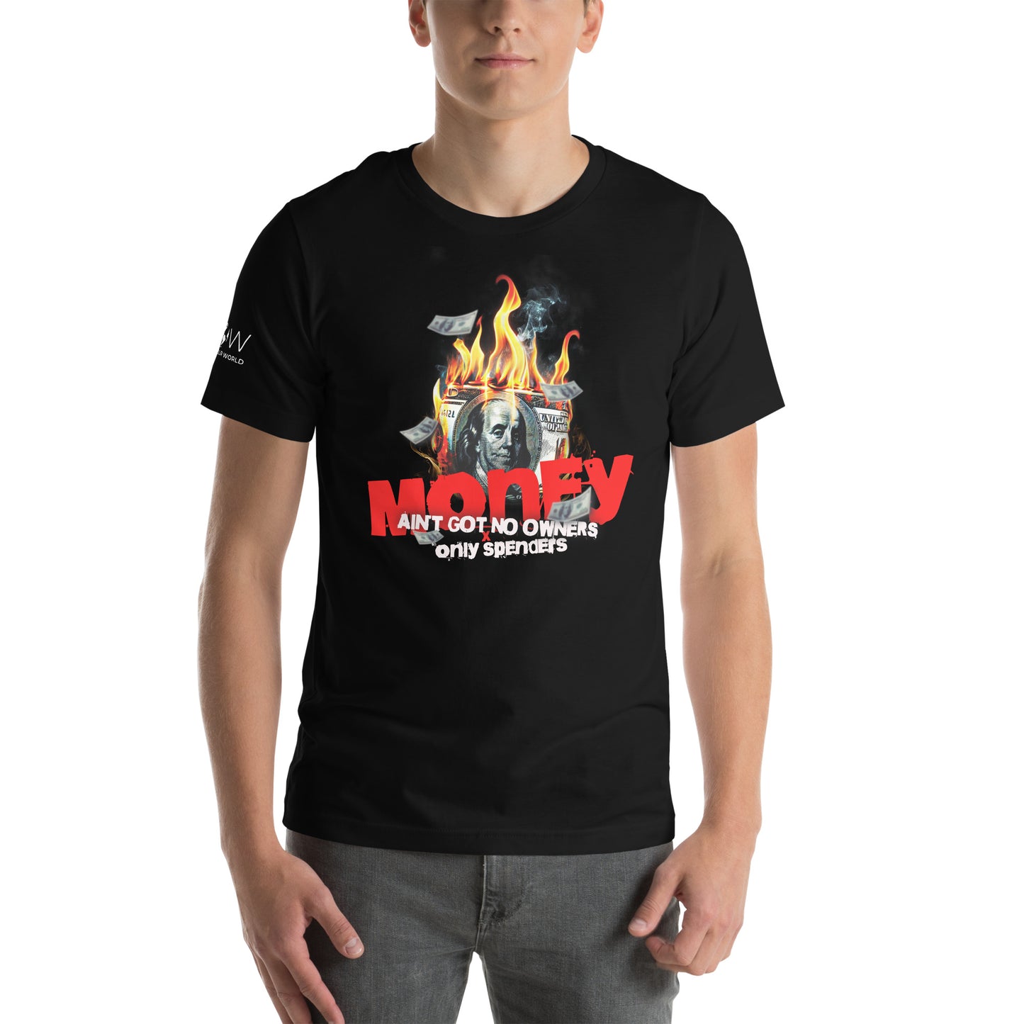 "Money Ain't Got No Owners" Men's Motivational Black T-Shirt