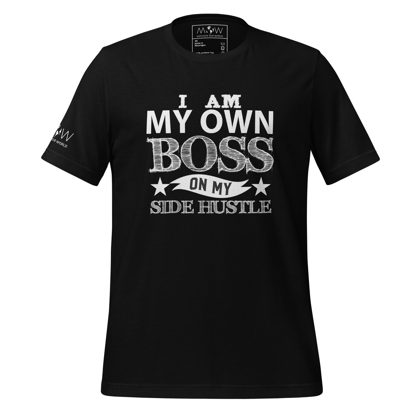 ON MY GRIND Men's Motivational Black T-Shirt