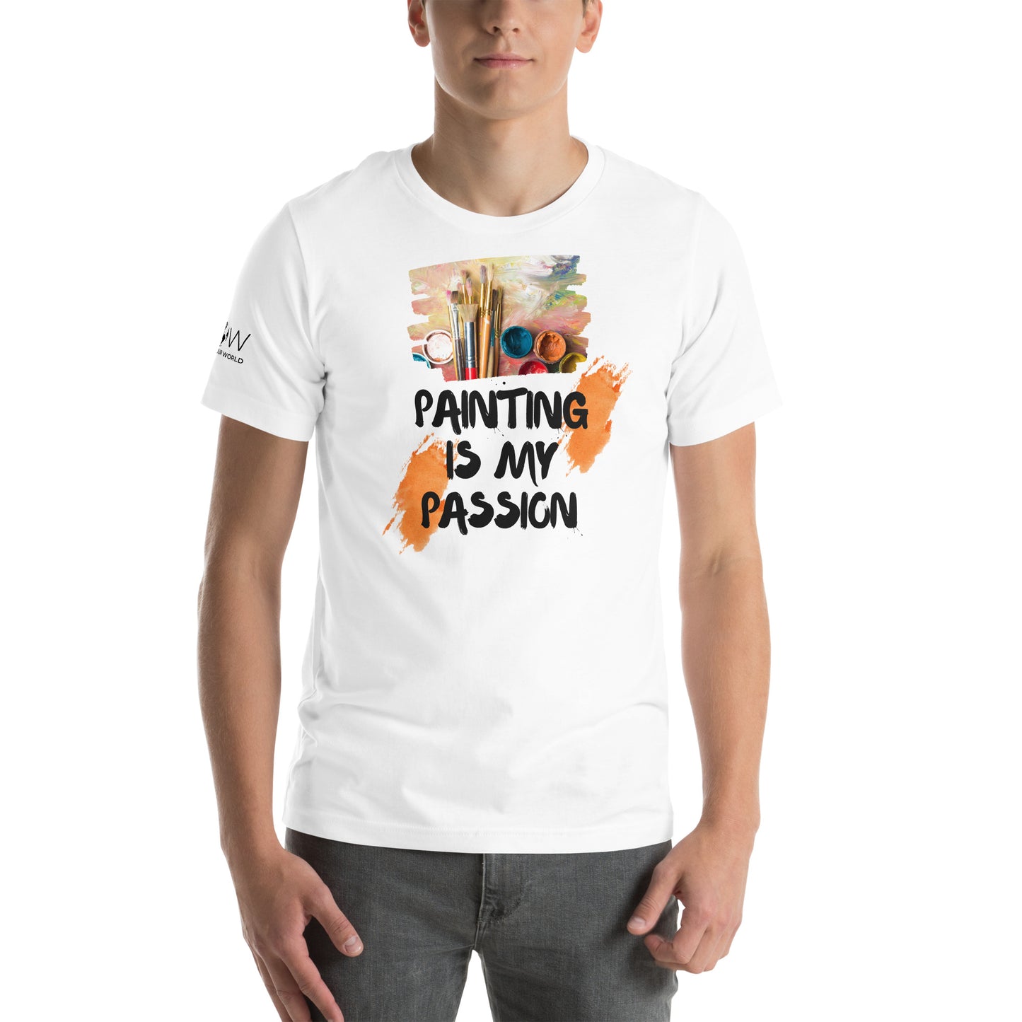 Painting Is My Passion - Artist Tools Edition White Motivational Men's T-Shirt
