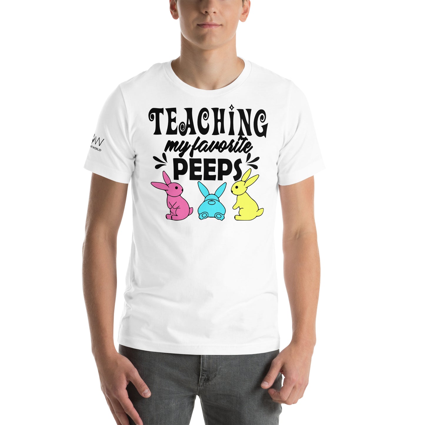 Teaching Peeps Men's Motivational White T-Shirt