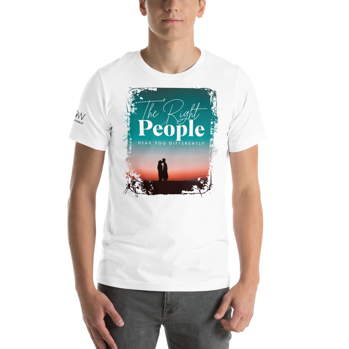 The Right People Hear You Differently – Twilight Edition White Motivational Men's T-Shirt