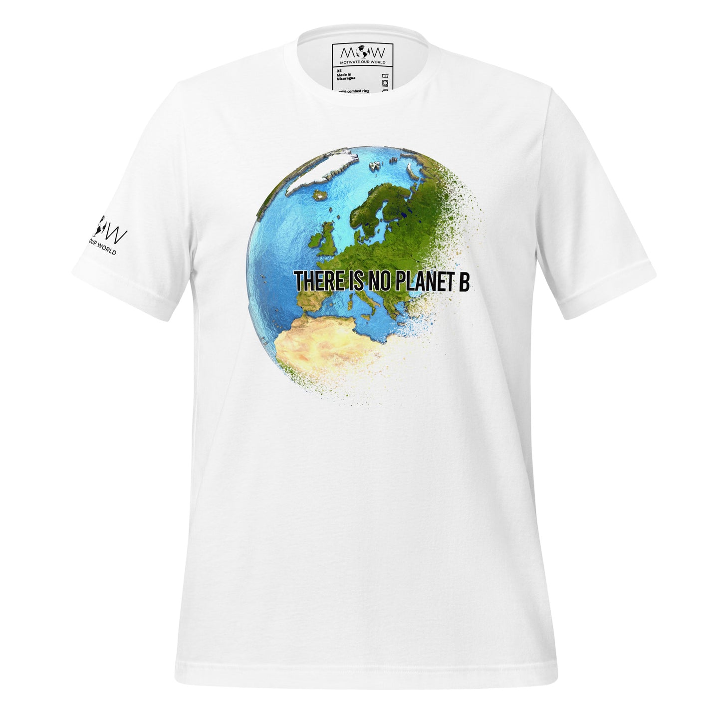 There Is No Planet B Men's Motivational White T-Shirt