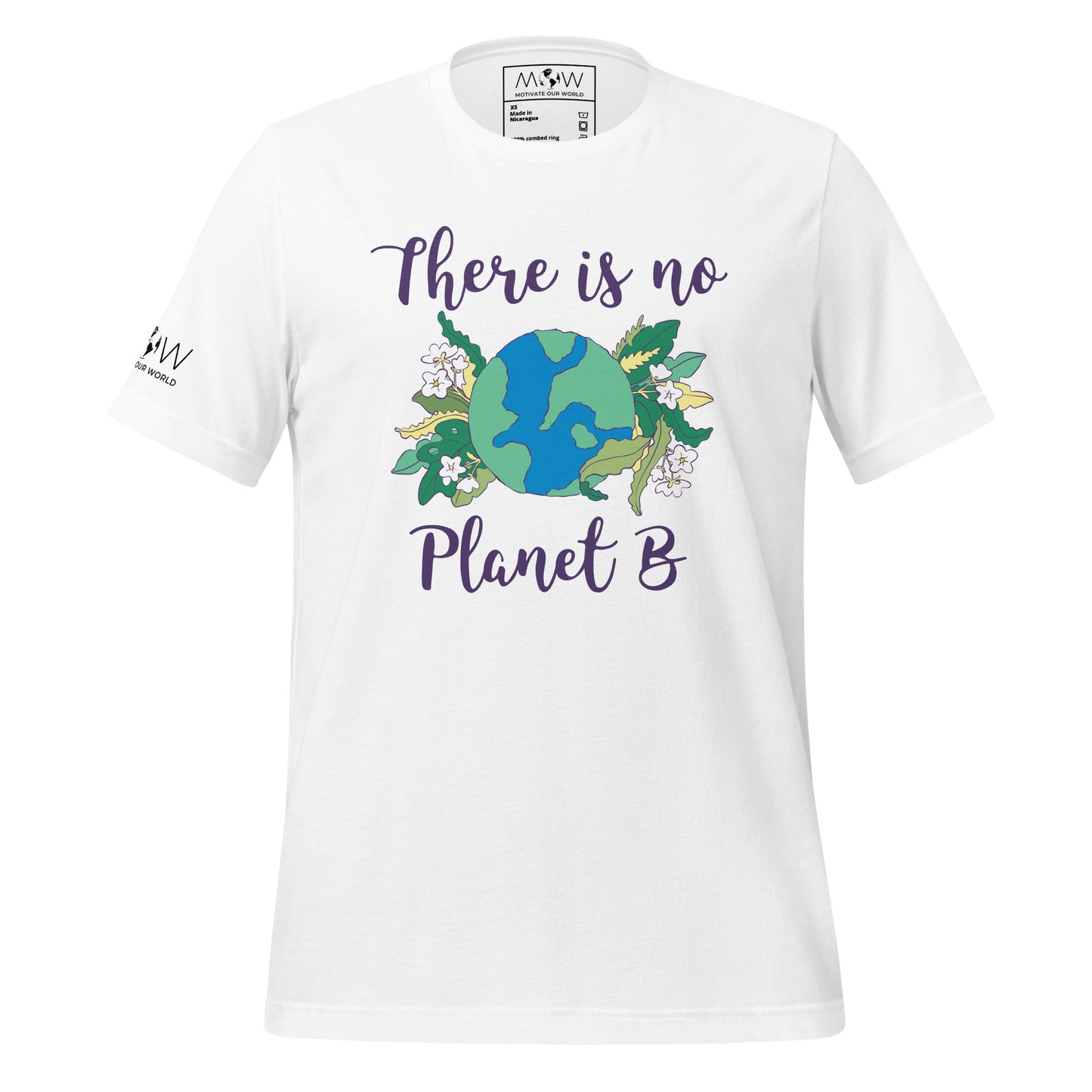 There Is No Planet B Men's Motivational White T-Shirt