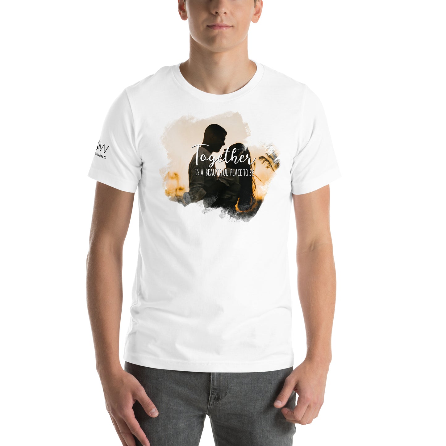 Together Is a White Motivational Men's T-Shirt