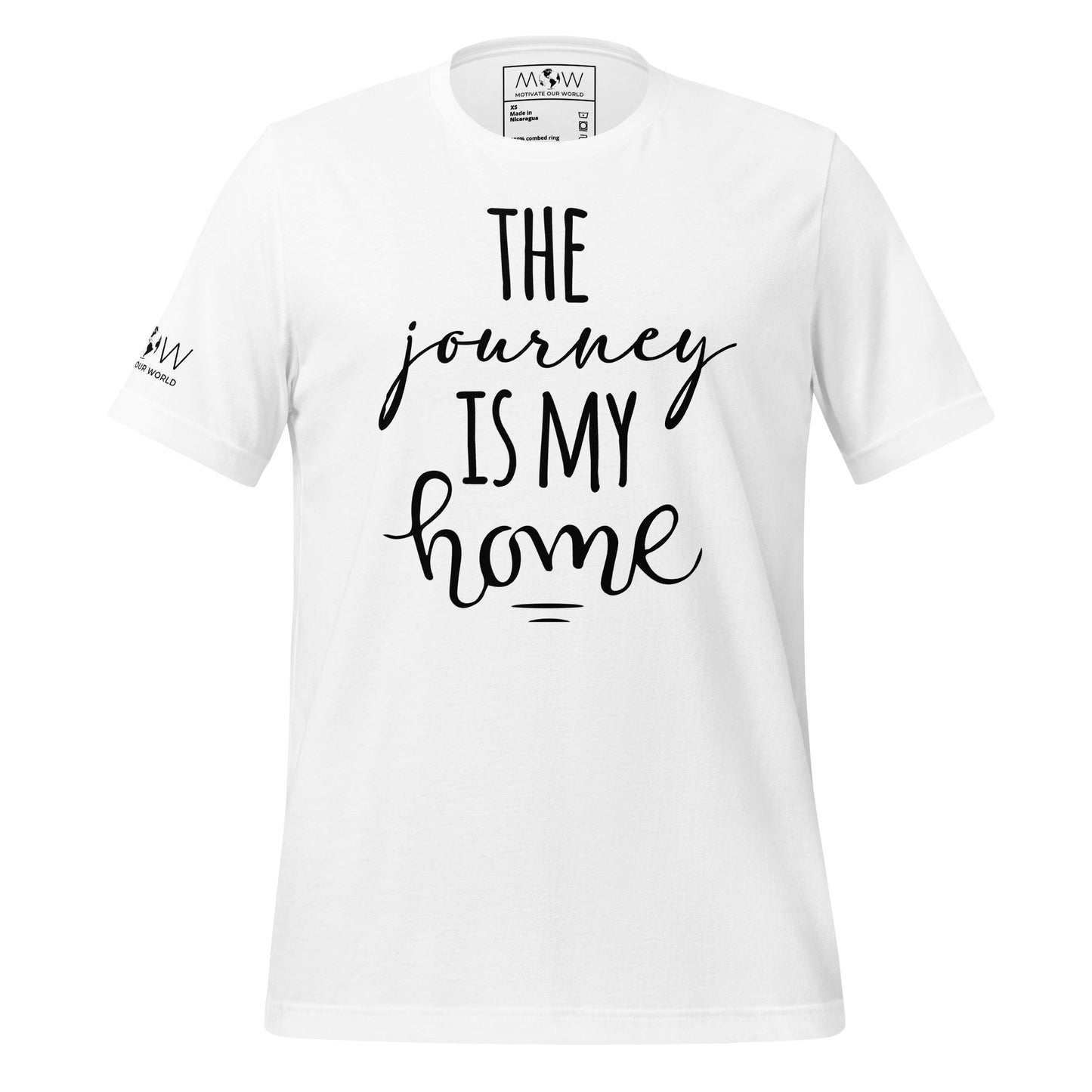 Travel is the Only Thing You Buy That Makes You Richer (Minimalist Design) Men's Motivational White T-Shirt