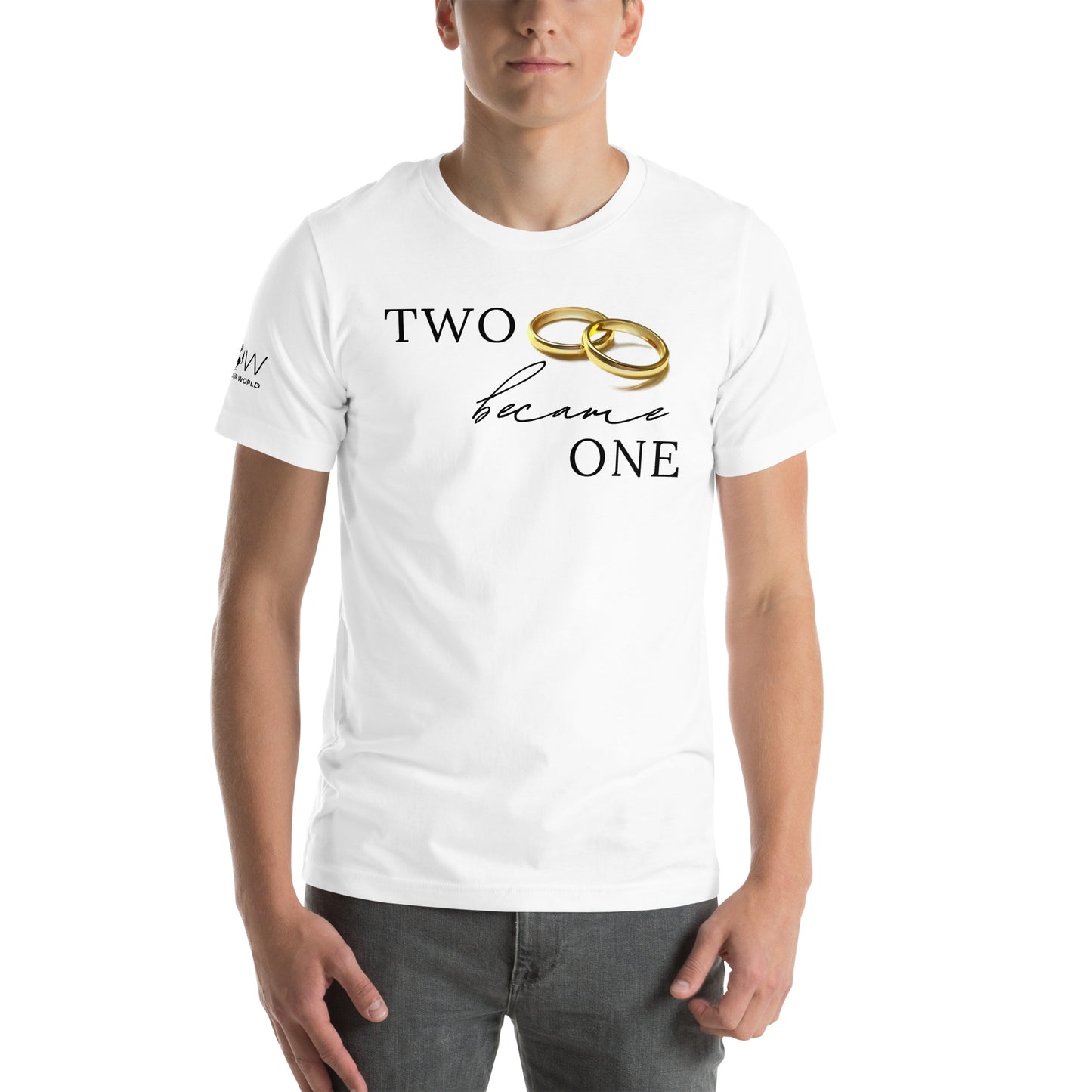 Two Became One White Motivational Men's T-Shirt