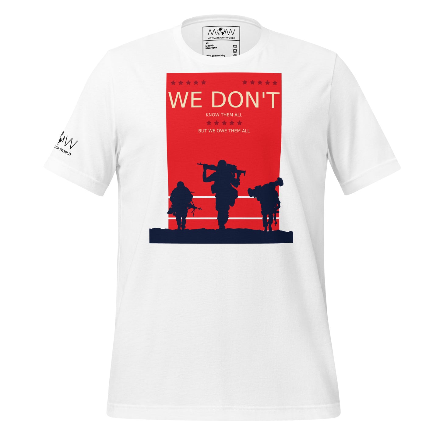 We Don't Know Men's Motivational White T-Shirt