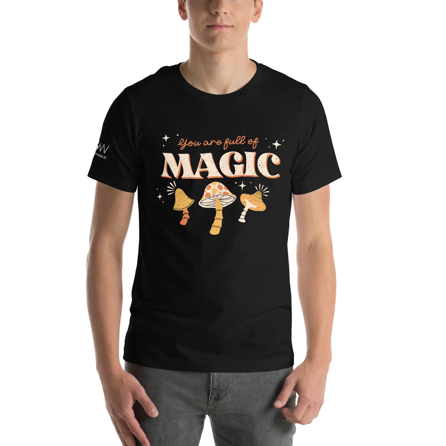 You Are Full of Magic Men's Motivational Black T-Shirt