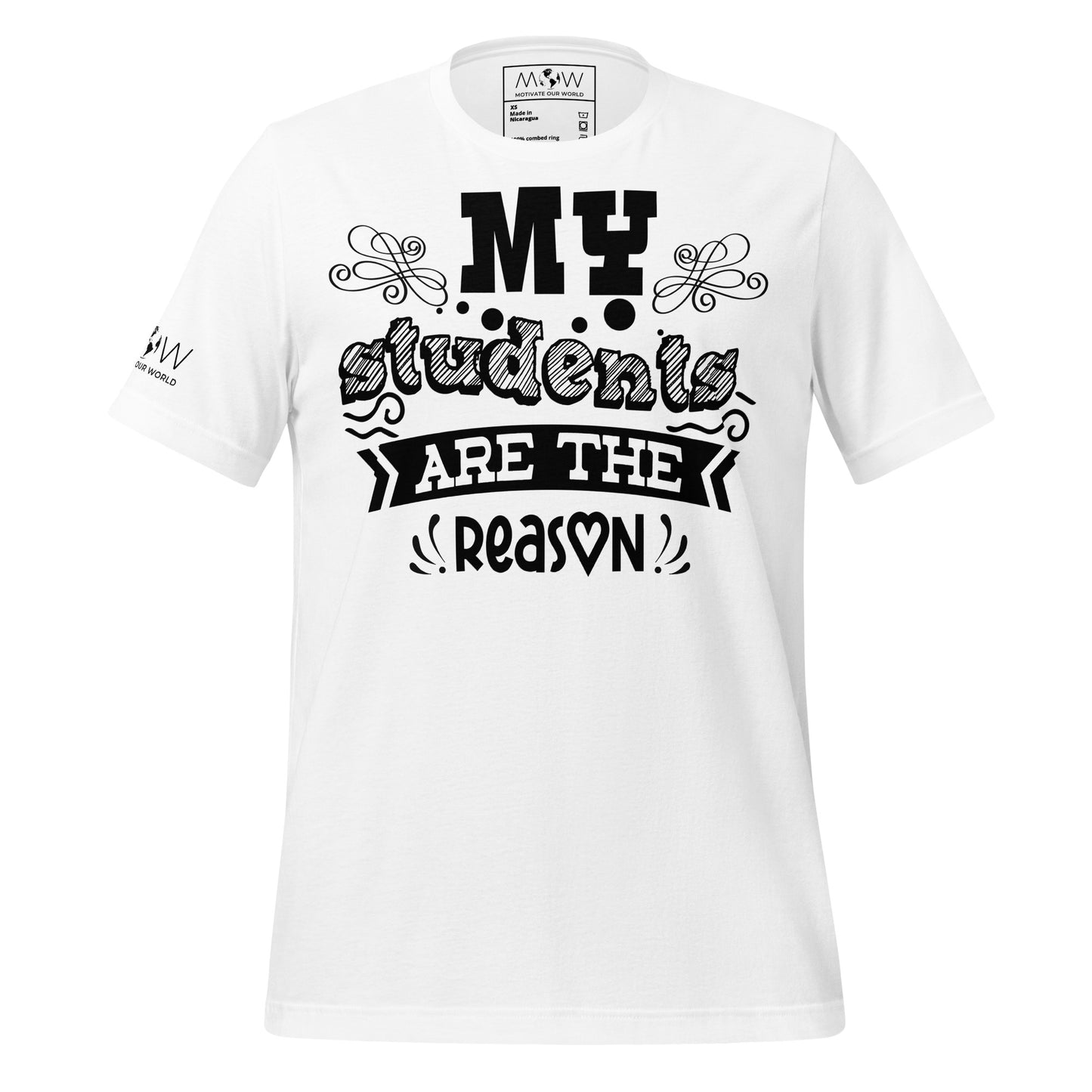 You Are the Heart of the Classroom Men's Motivational White T-Shirt
