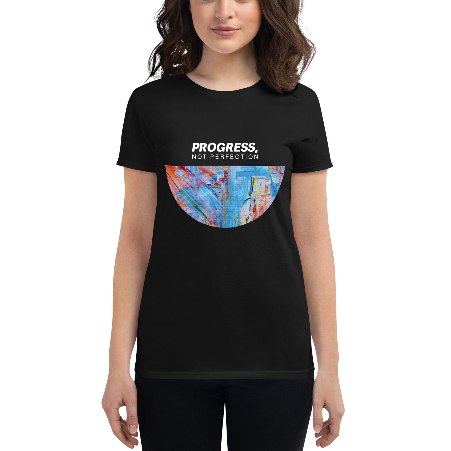 Your Potential Is Limitless Women’s Motivational Black T-Shirt