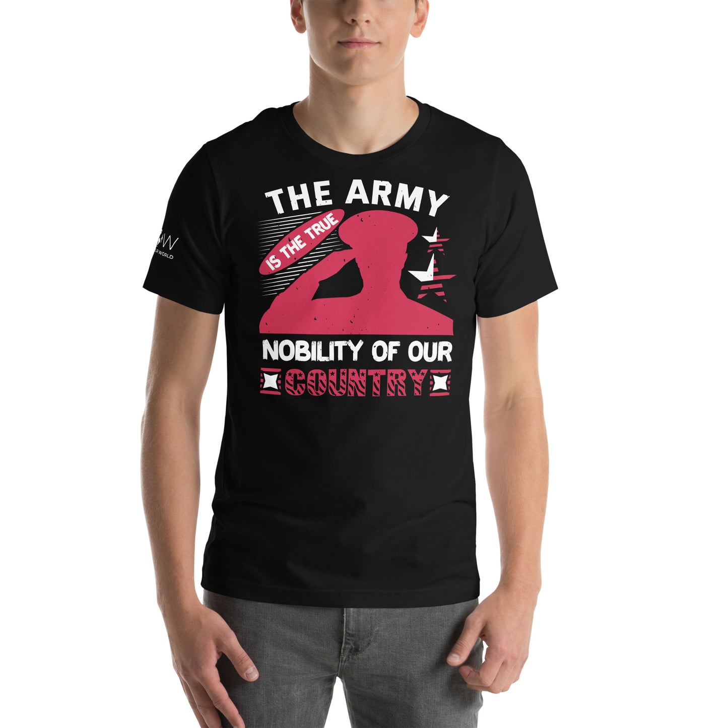 The Army Men's Motivational Black T-Shirt