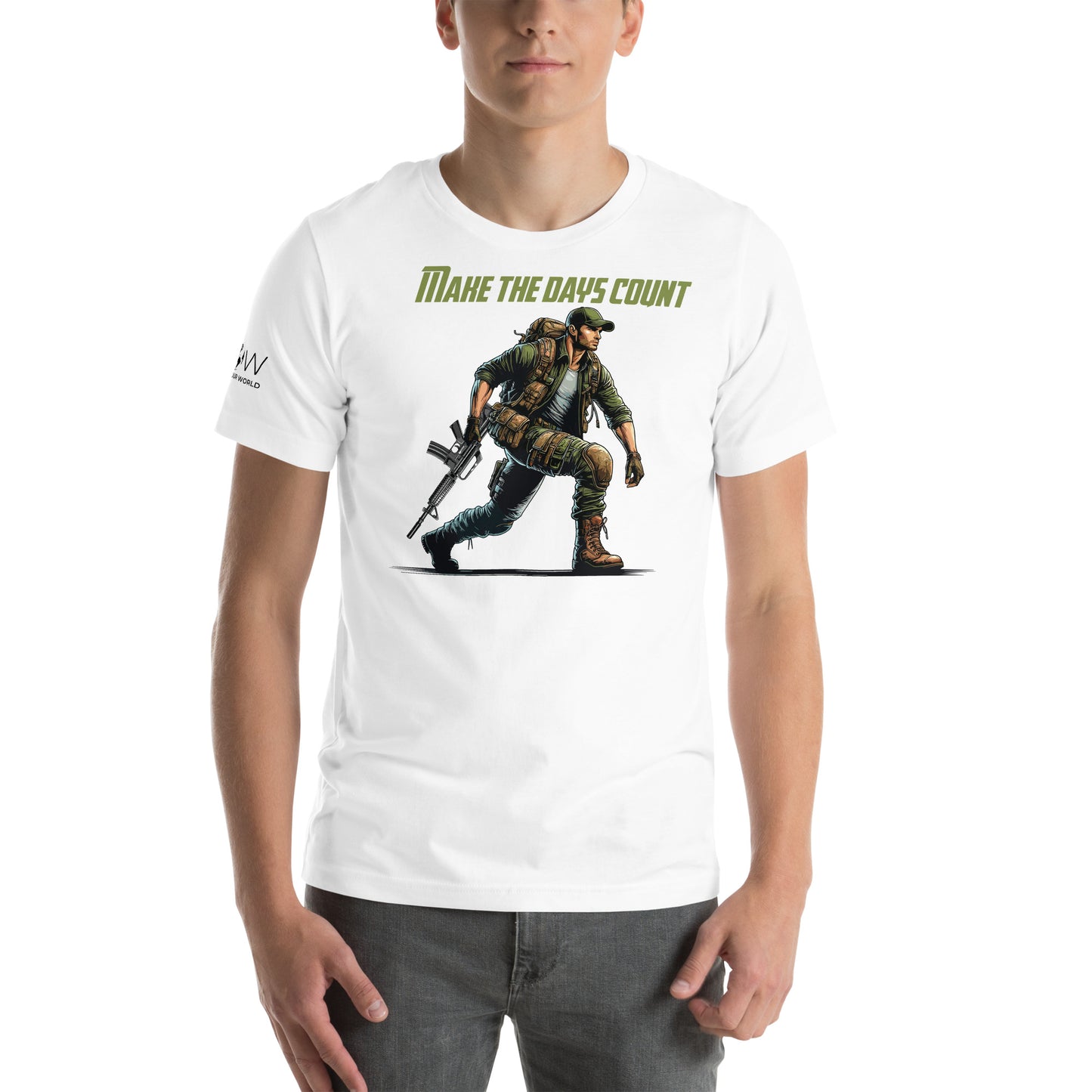 Make the Days Men's Motivational White T-Shirt