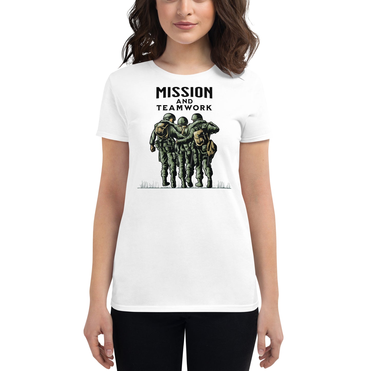 Mission Women’s Motivational White T-Shirt