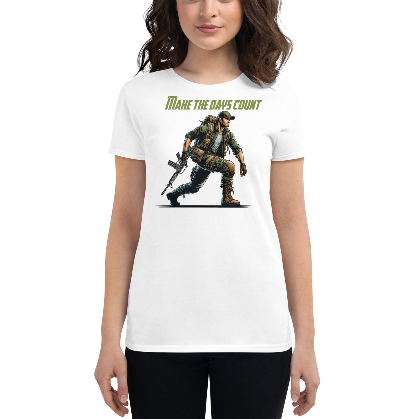 Make the Days Women’s Motivational White T-Shirt