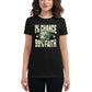 1% Chance 99% Faith Women’s Motivational Black T-Shirt 
