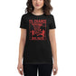 1% Chance 99% Faith Women’s Motivational Black T-Shirt