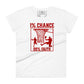 1% Chance 99% Faith Women’s Motivational White T-Shirt