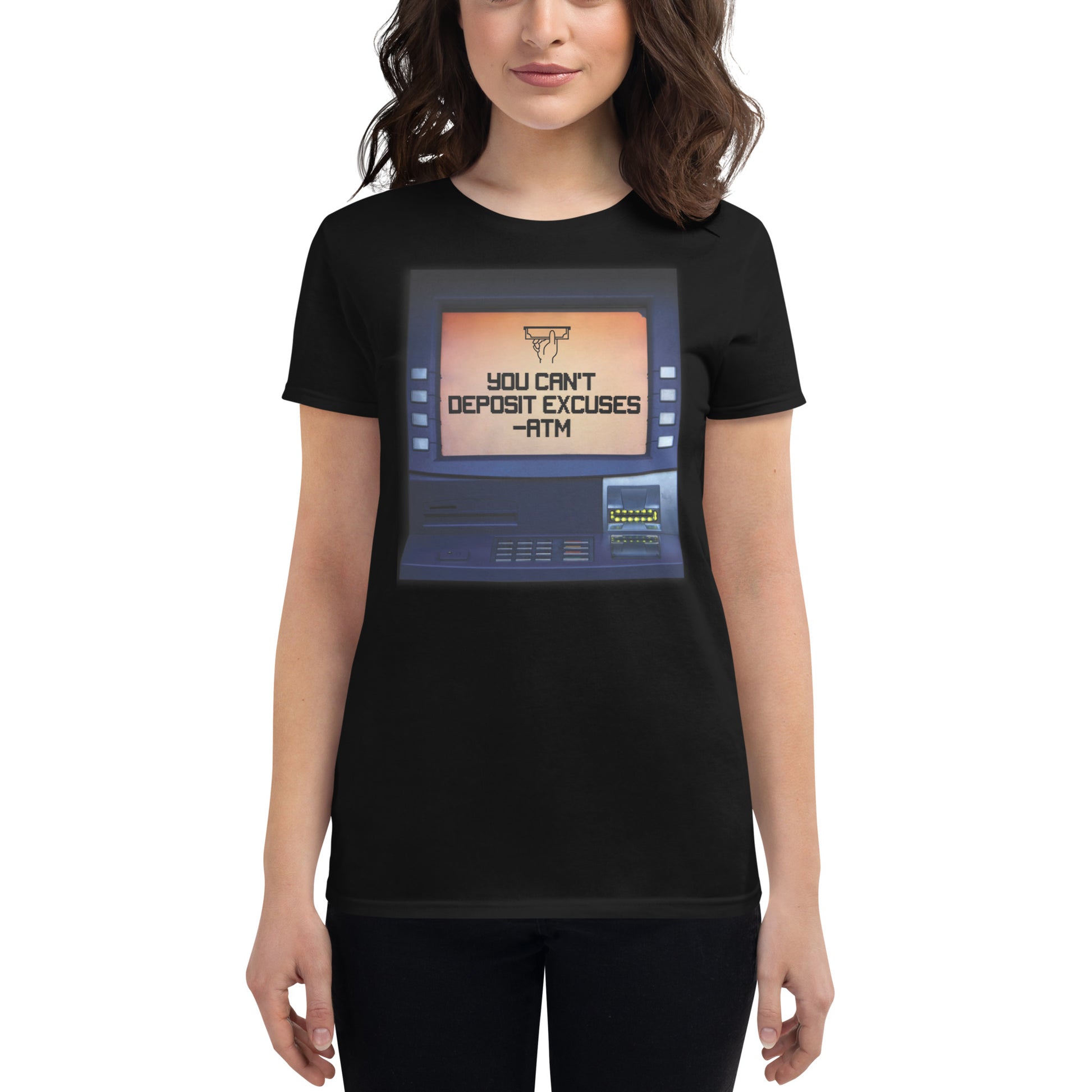 ATM II Women’s Motivational Black T-Shirt