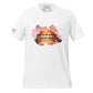 A Beautiful Day Begins with a Beautiful Mindset - Heart Sunset Men's Motivational White T-Shirt
