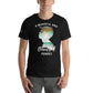 A Beautiful Day Begins with a Beautiful Mindset - Tropical Silhouette Men's Motivational Black T-Shirt